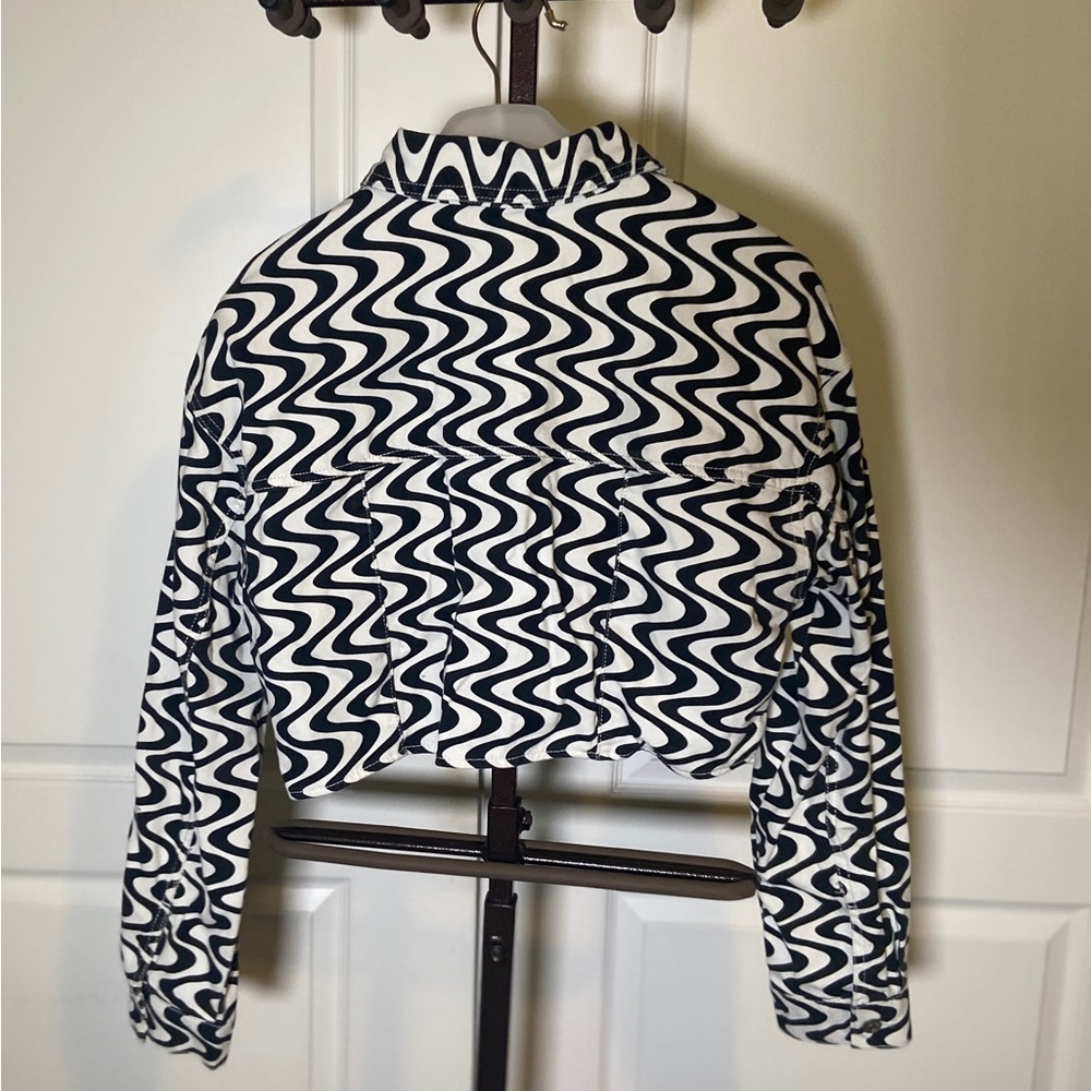 Pattern crop Jean jacket - Picture 2 of 2